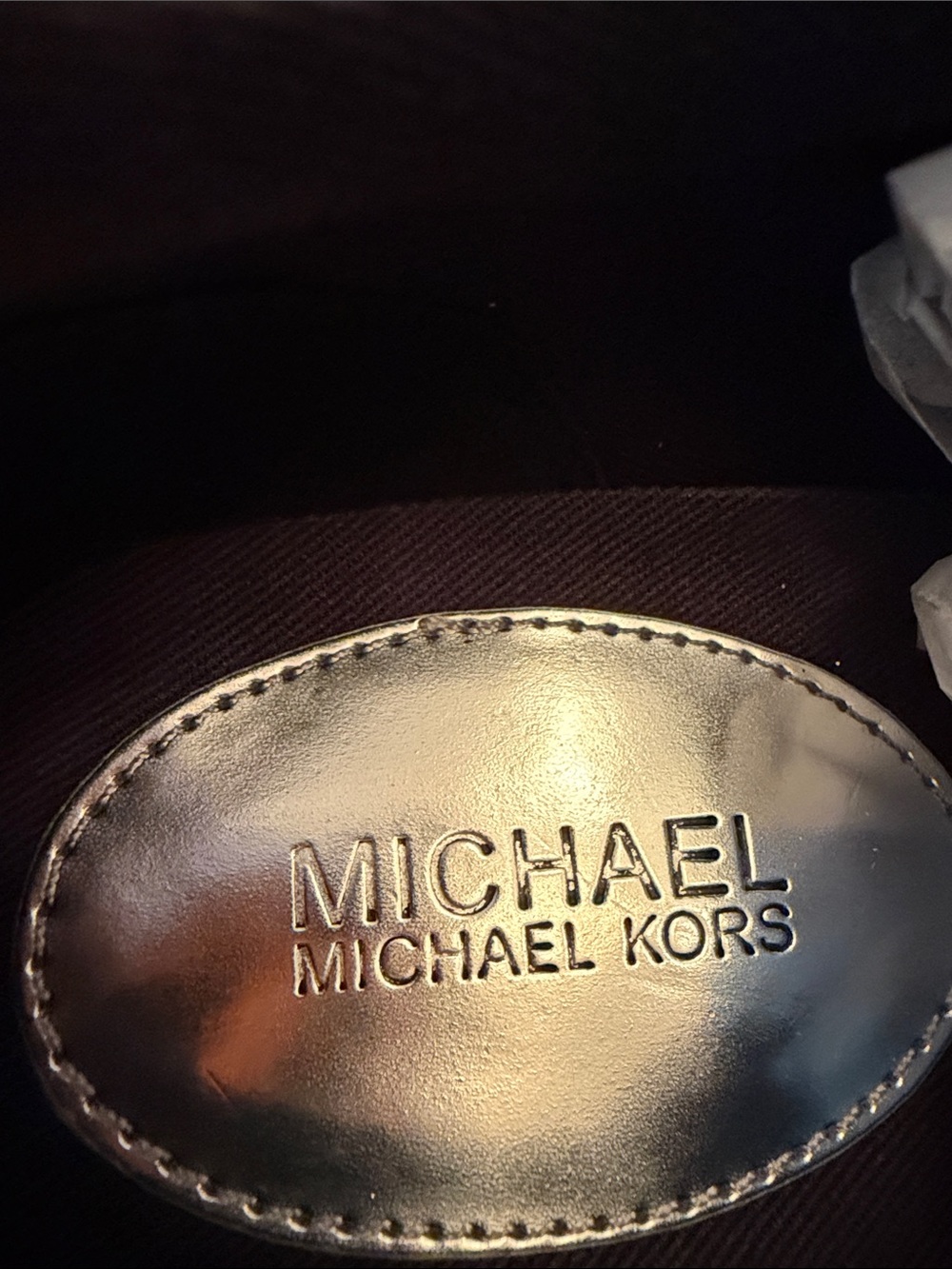 MICHAEL Michael KorsSneakers Size 6.5 Black Silver Glitter Athletic Shoes - Picture 3 of 6